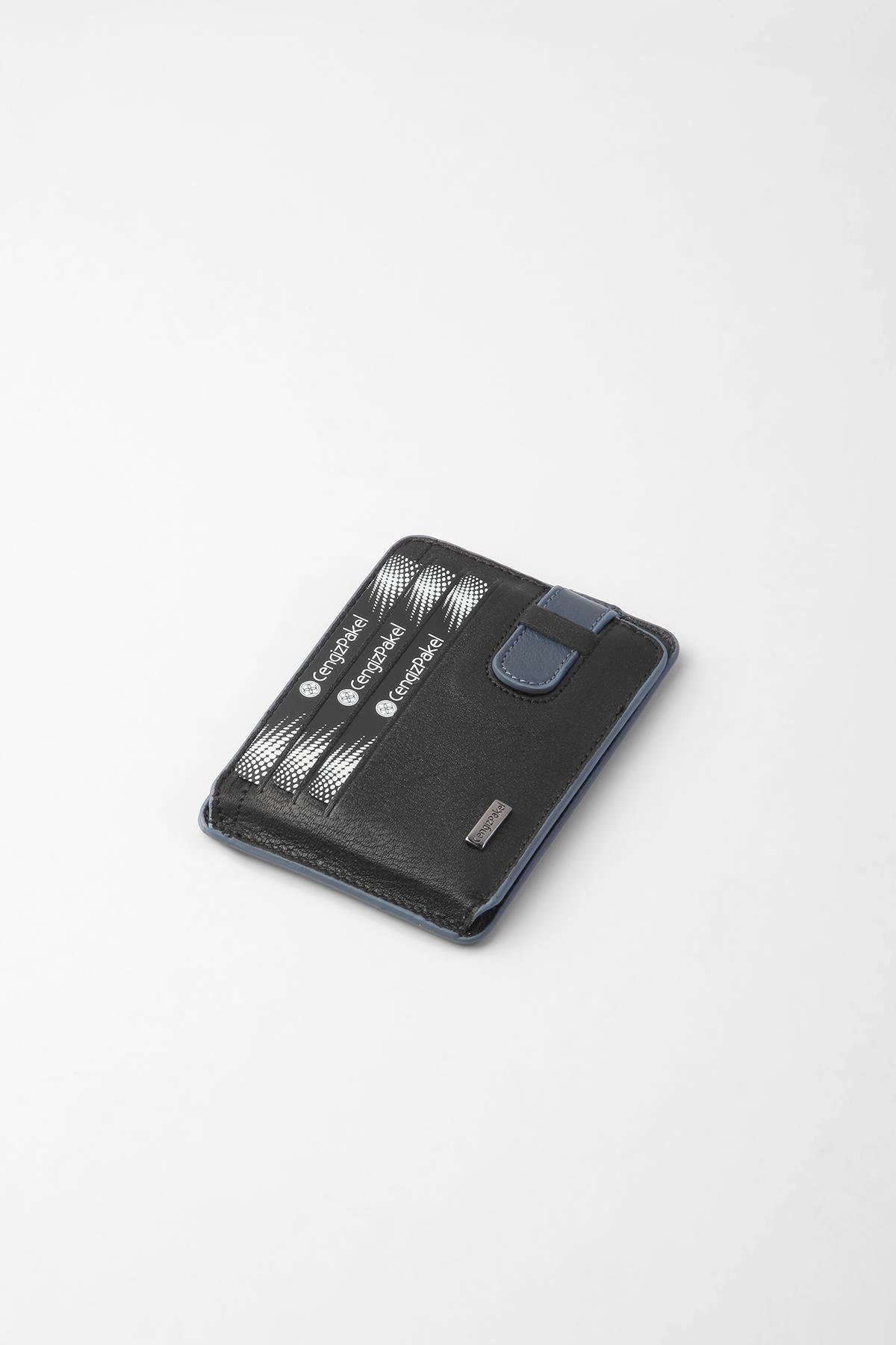 Cengiz Pakel Cengiz Pakel Hakiki Deri Kartlık 2404-Siyah-Parlement