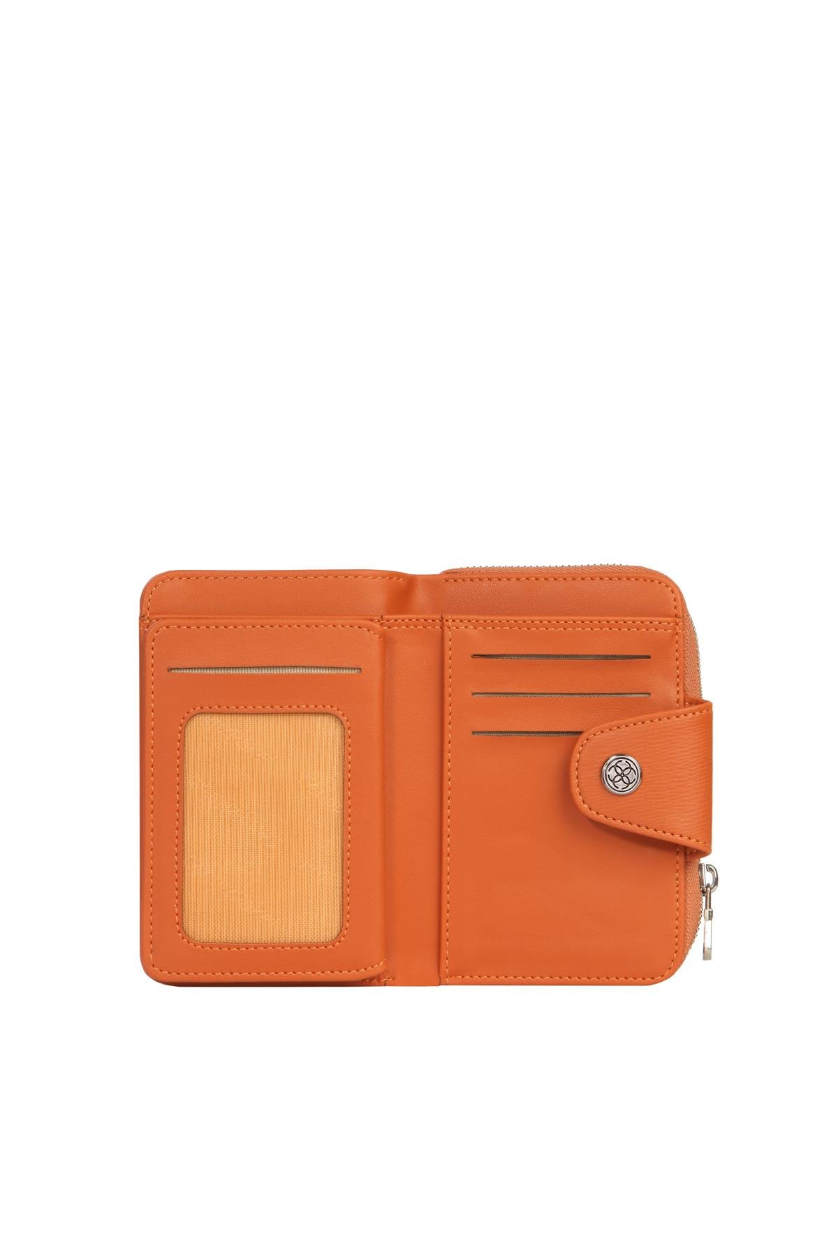 Cengiz Pakel Cengiz Pakel Küçük Boy Kadın Cüzdan/Portföy – 65386 - Kiremit