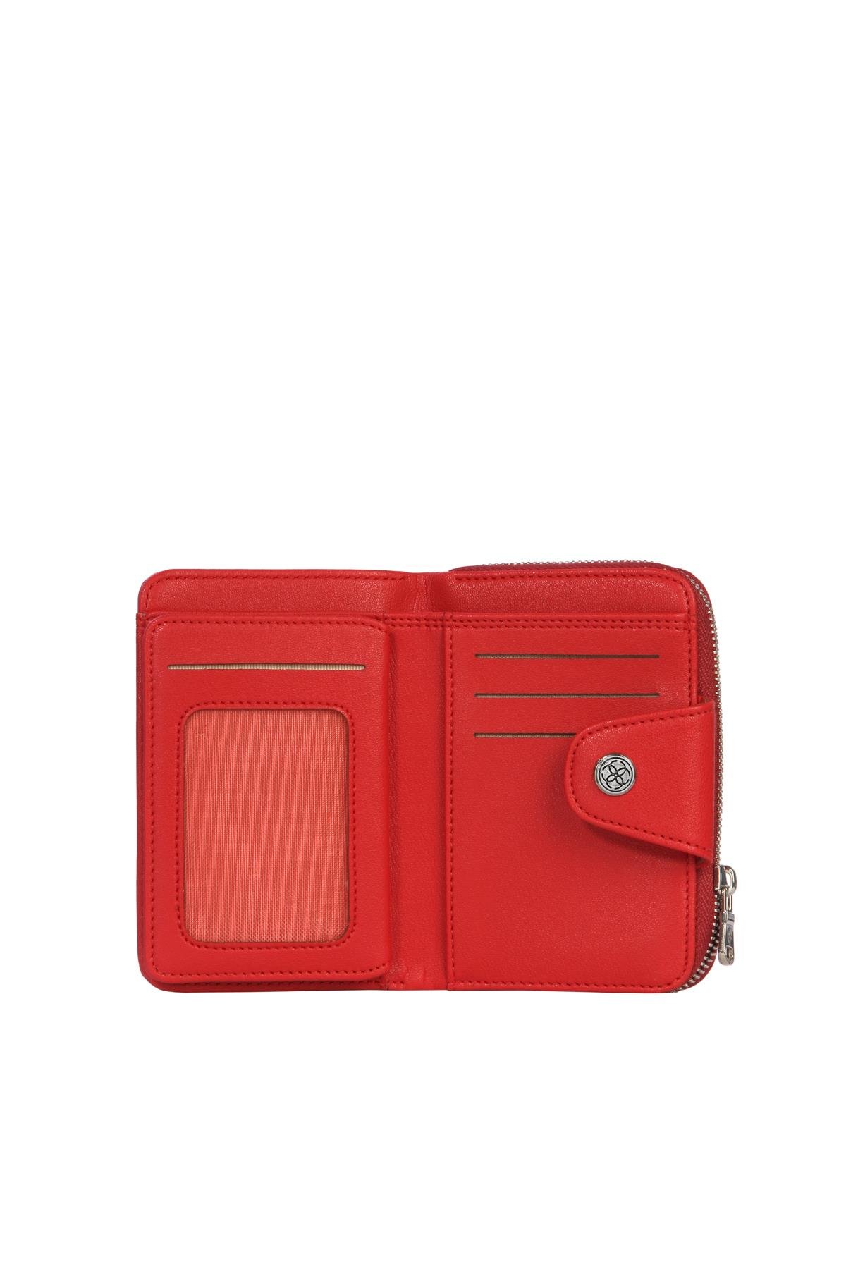 Cengiz Pakel Cengiz Pakel Küçük Boy Kadın Cüzdan/Portföy – 65386 - Kırmızı