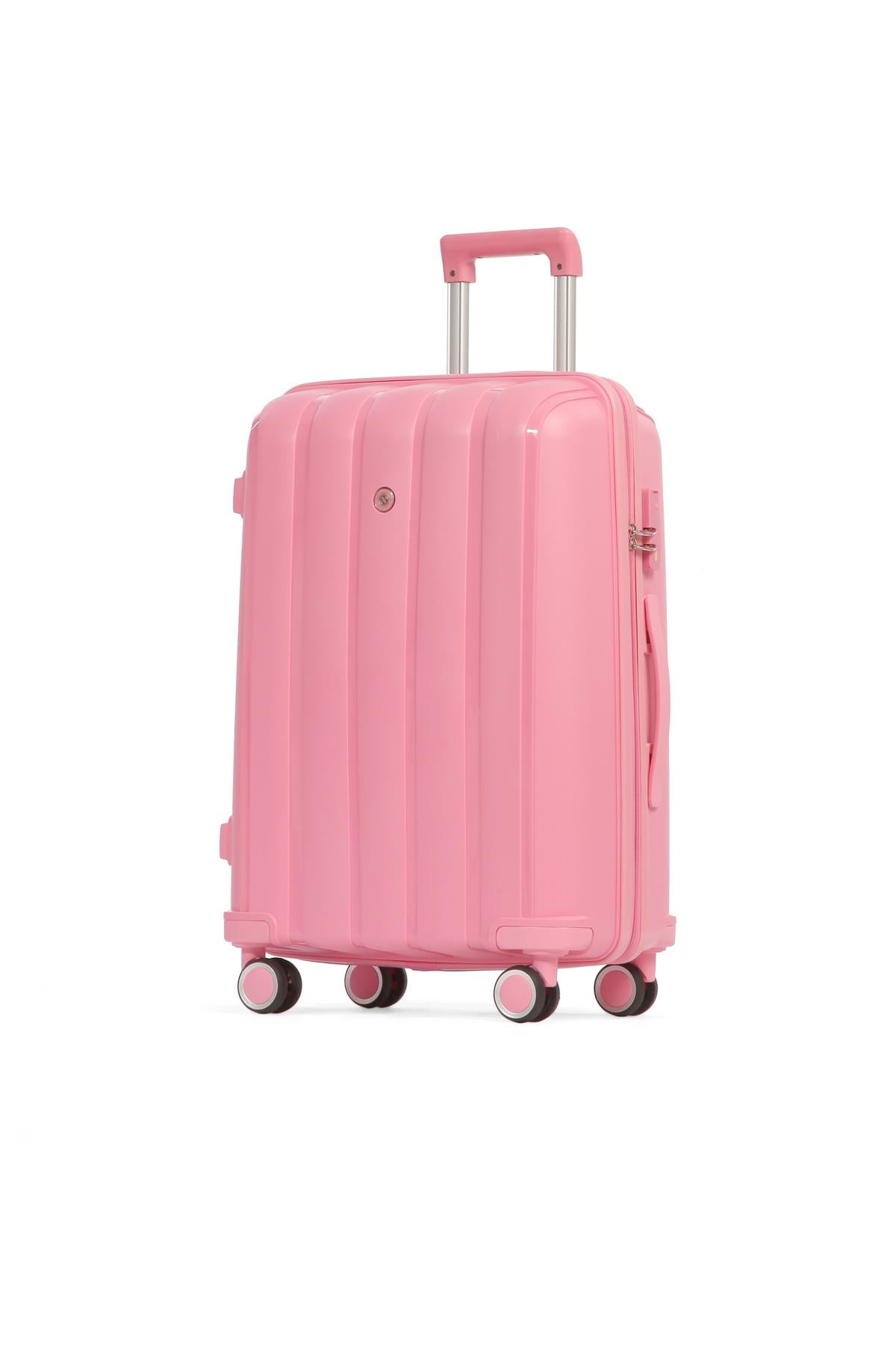 Cengiz Pakel Cengiz Pakel Policarbon 3'lü Valiz Seti - Pembe - 241MC305S
