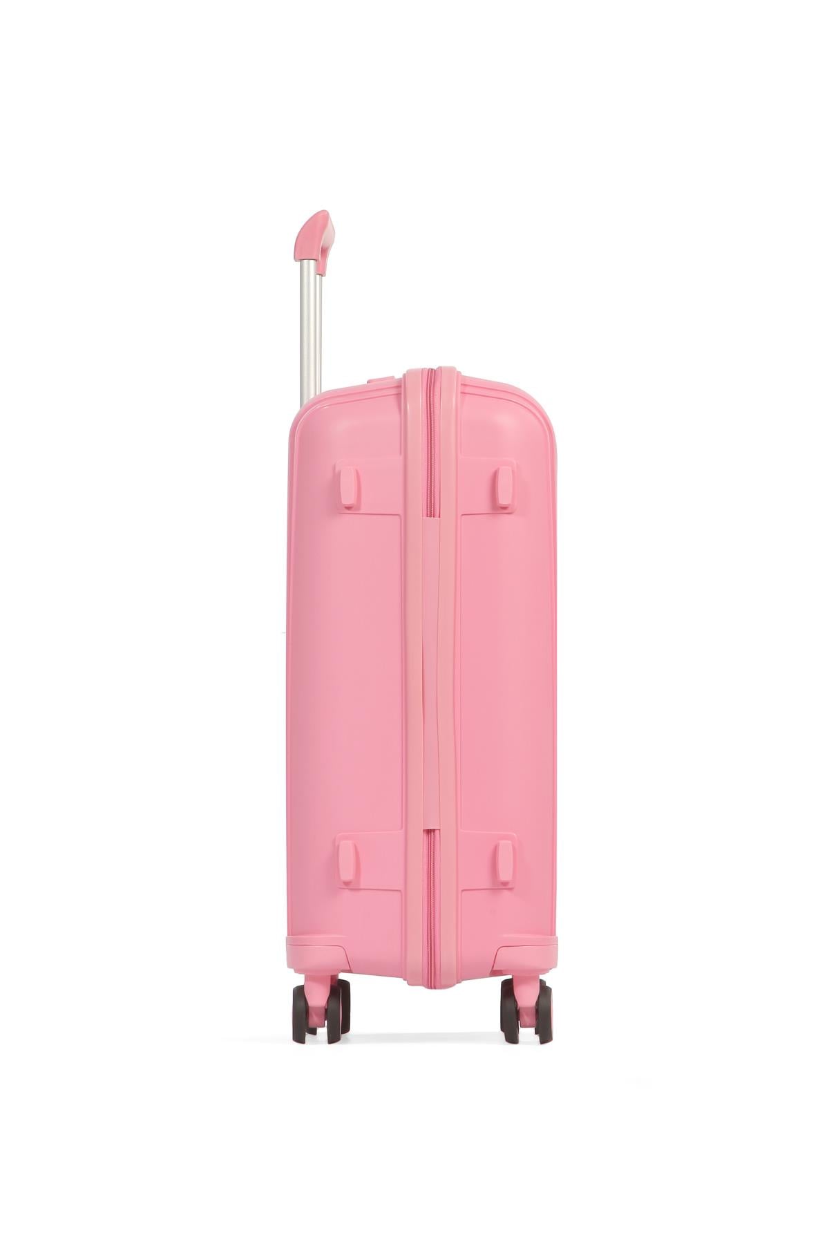 Cengiz Pakel Cengiz Pakel Policarbon 3'lü Valiz Seti - Pembe - 241MC305S
