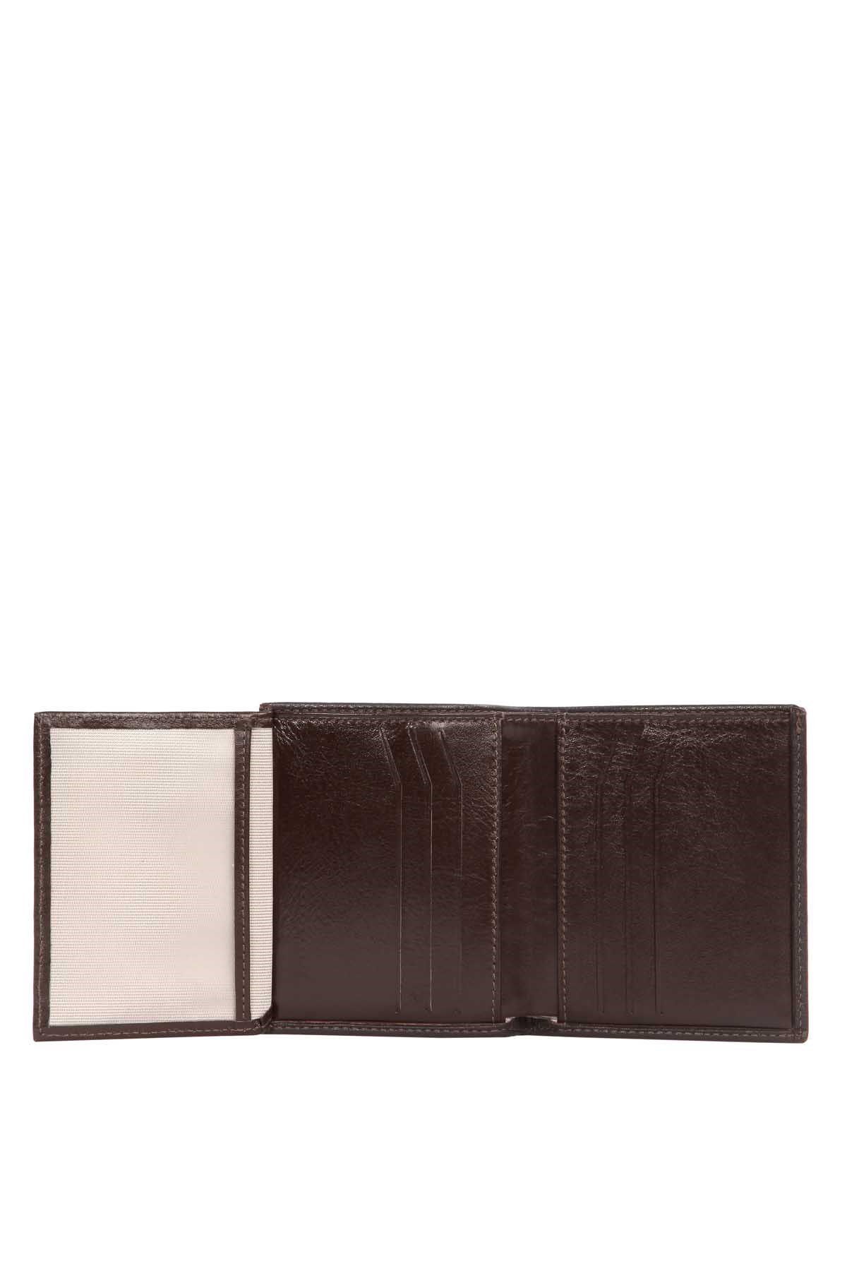 Cengiz Pakel Hakiki Deri Erkek Cüzdan 13697-Kahve