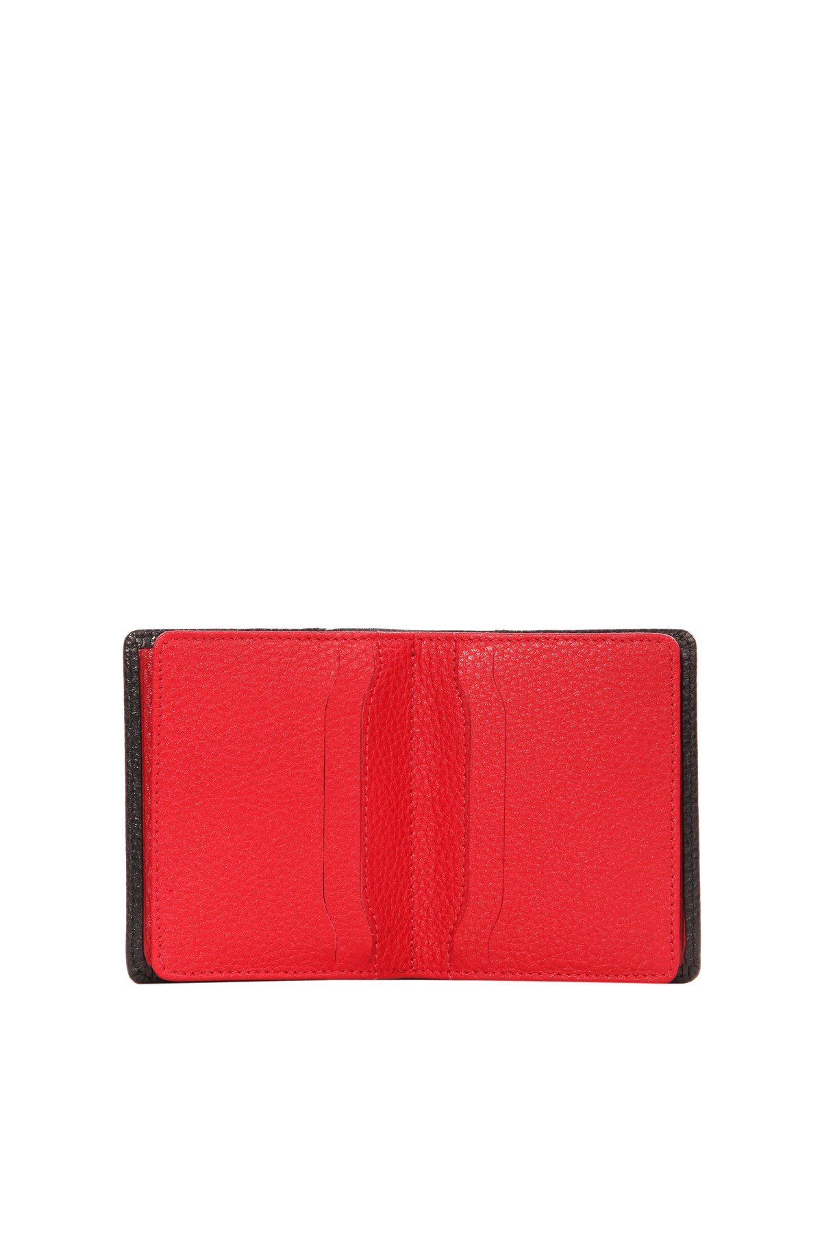 Cengiz Pakel Hakiki Deri Kartlık 2499-Siyah-Kırmızı