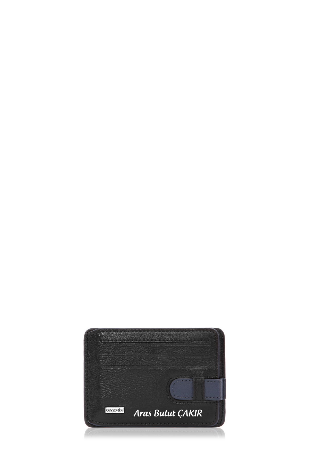 Cengiz Pakel Hakiki Deri Kişiye Özel Kartlık 2404K-Siyah-Parlement - Sevgililer Günü Hediyesi - Cengiz Pakel
