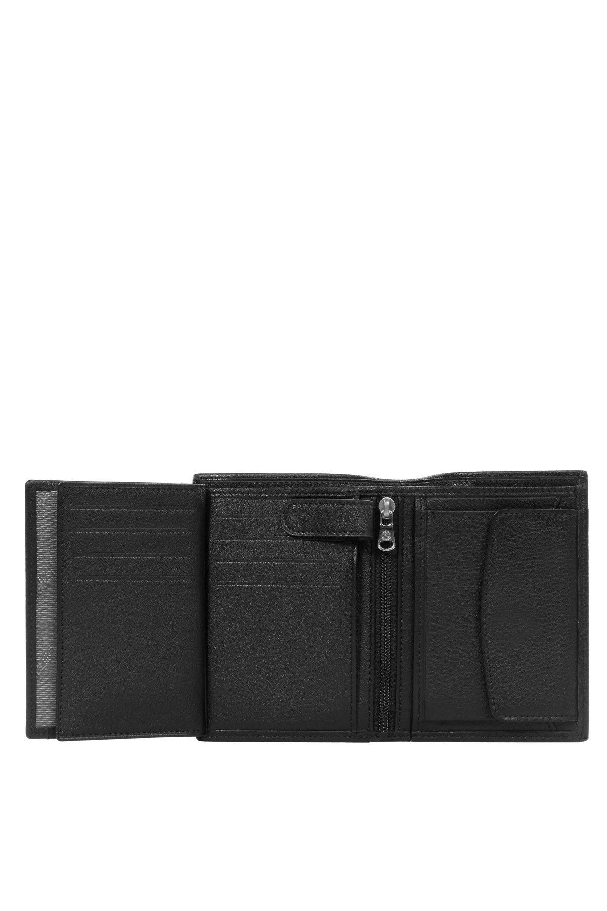 Cengiz Pakel Kişiye Özel Deri Cüzdan 13690K-Siyah