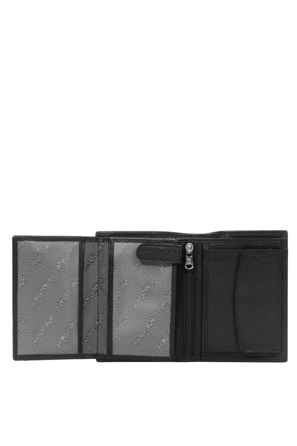 Cengiz Pakel Kişiye Özel Deri Cüzdan 13690K-Siyah