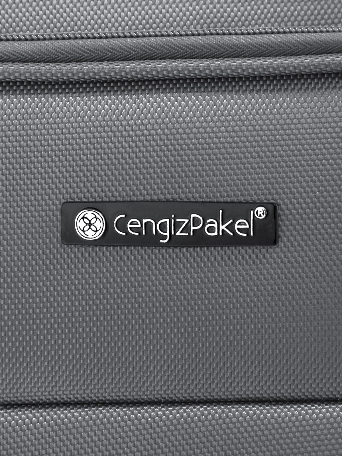 Cengiz Pakel Kumaş Valiz 3LÜ SET 11095-Gri