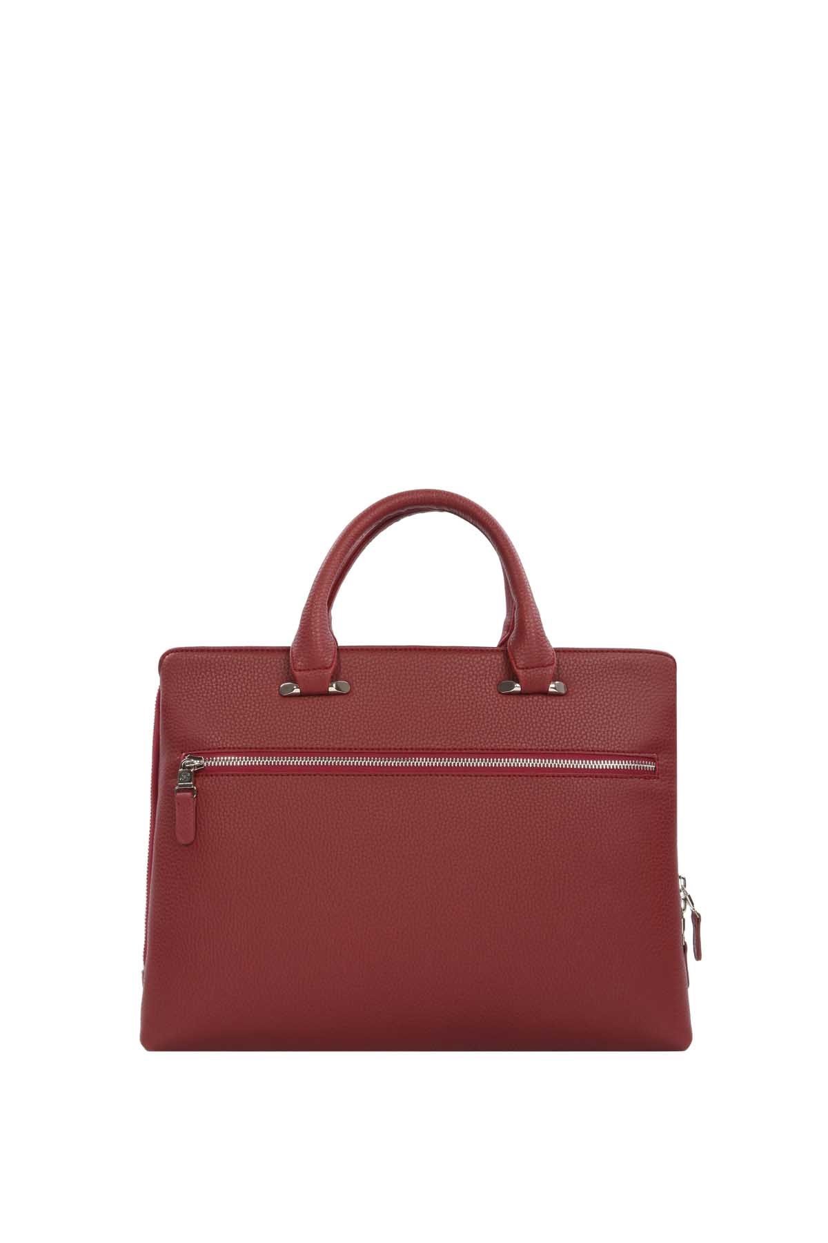 Cengiz Pakel Unisex Evrak Çantası 7284-Bordo
