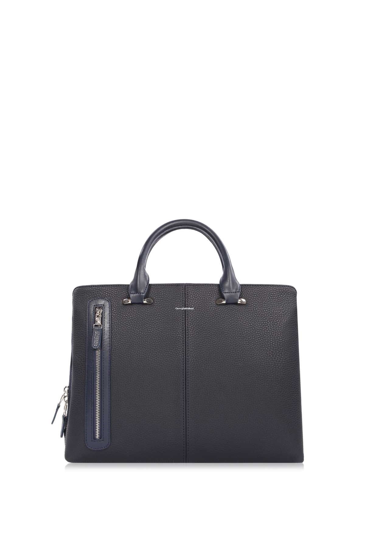 Cengiz Pakel Unisex Evrak Çantası 7284-Lacivert