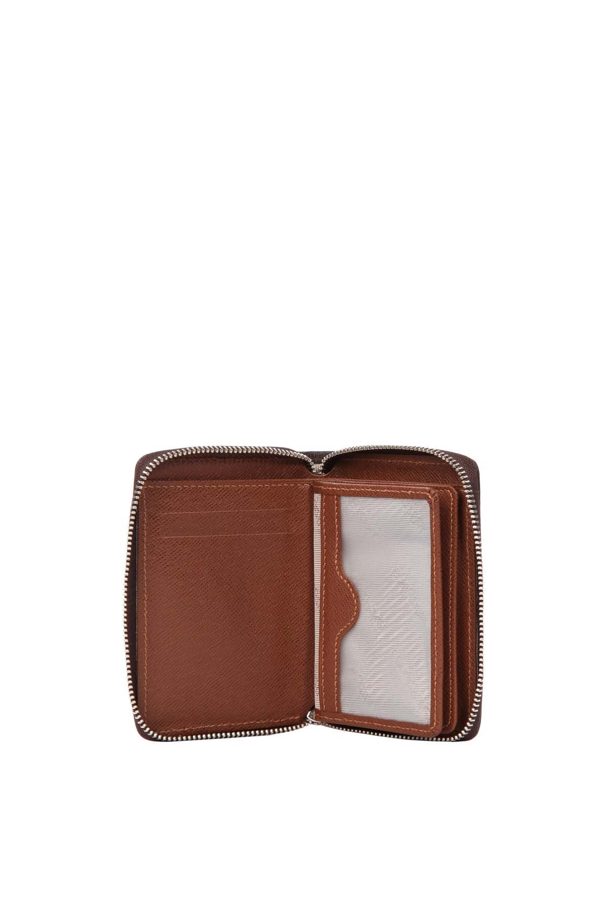 Cengiz Pakel Unisex Hakiki Deri Cüzdan 13694-Kahve-Taba