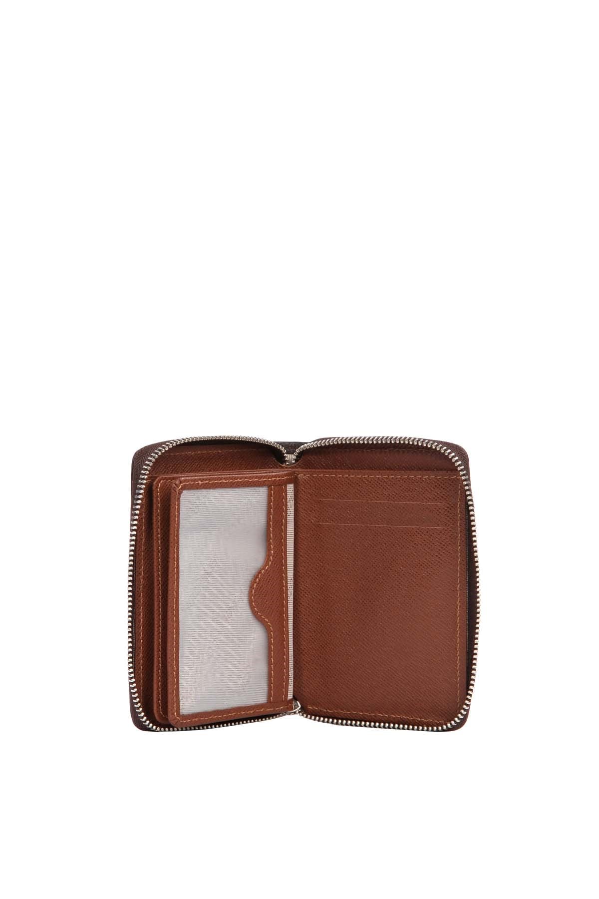 Cengiz Pakel Unisex Hakiki Deri Cüzdan 13694-Kahve-Taba