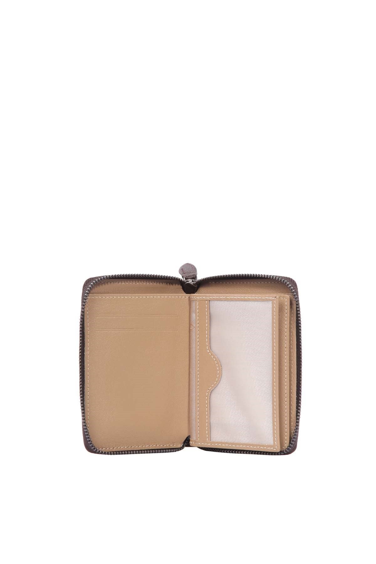 Cengiz Pakel Unisex Hakiki Deri Cüzdan 13694-Kahve-Toprak