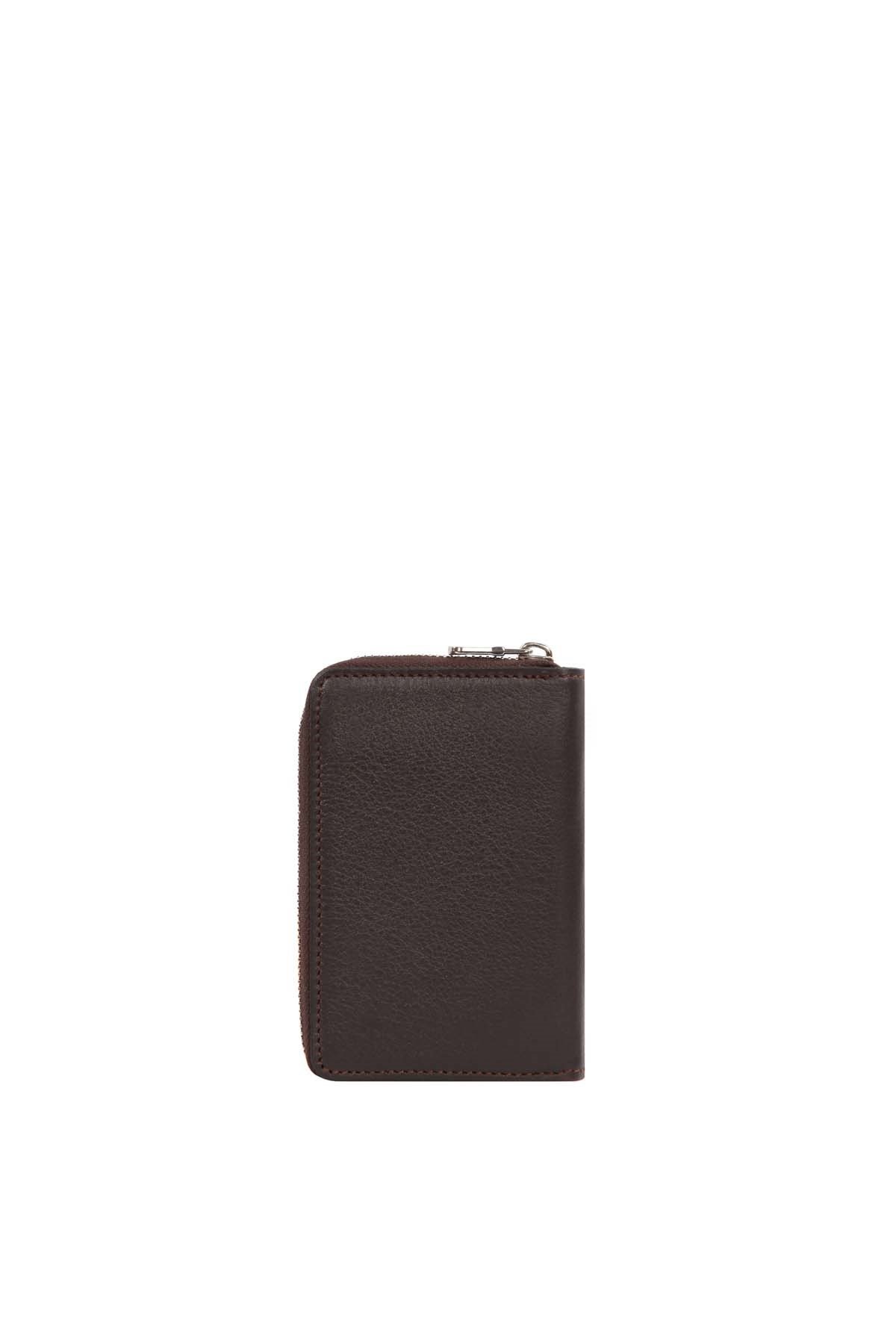 Cengiz Pakel Unisex Hakiki Deri Cüzdan 13694-Kahve-Taba