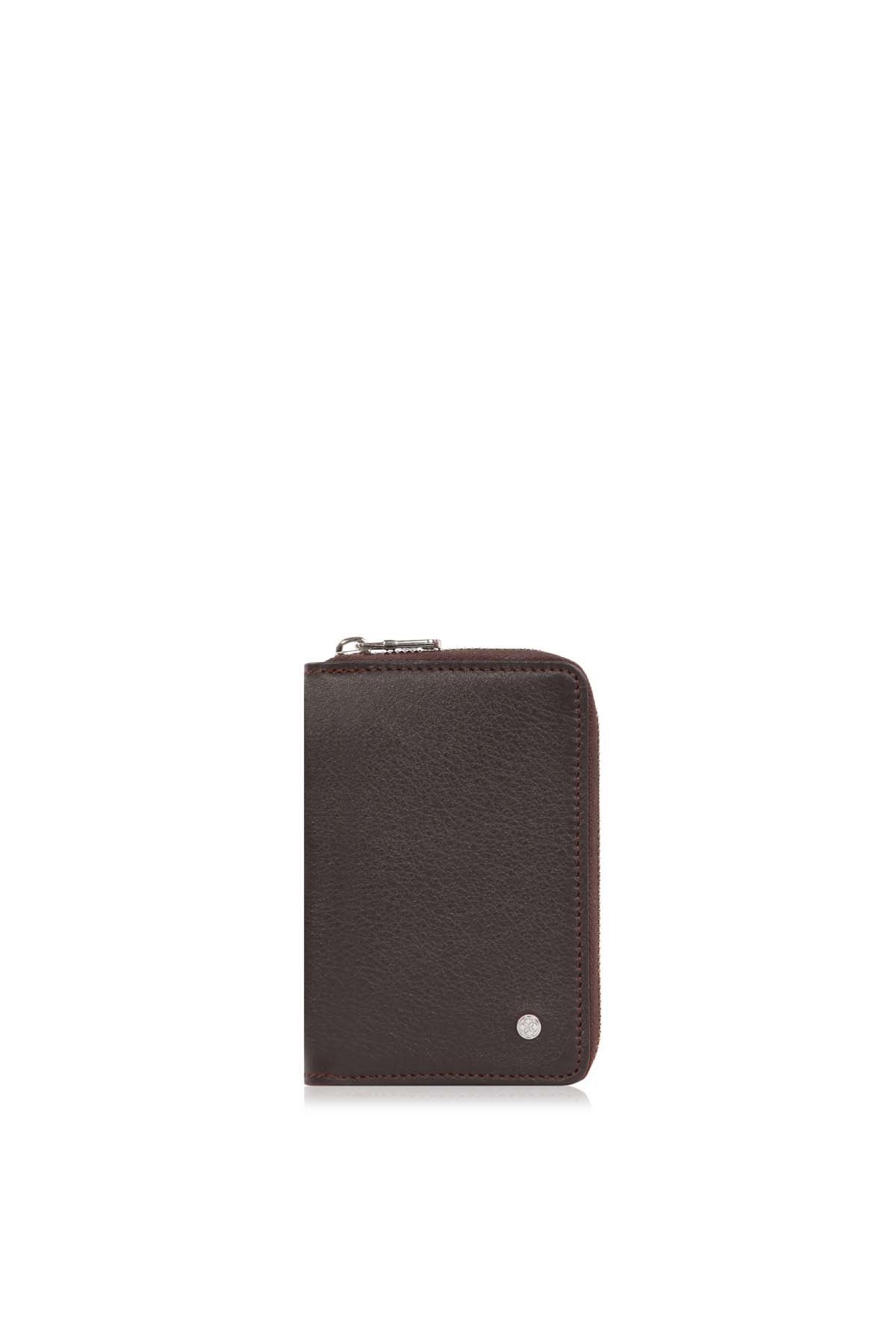 Cengiz Pakel Unisex Hakiki Deri Cüzdan 13694-Kahve-Taba
