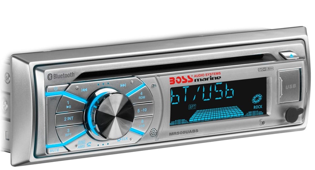 BOSS Audio Systems MR508UABW CD, USB, AUX Girişli Bluetoothlu Marin Teyp