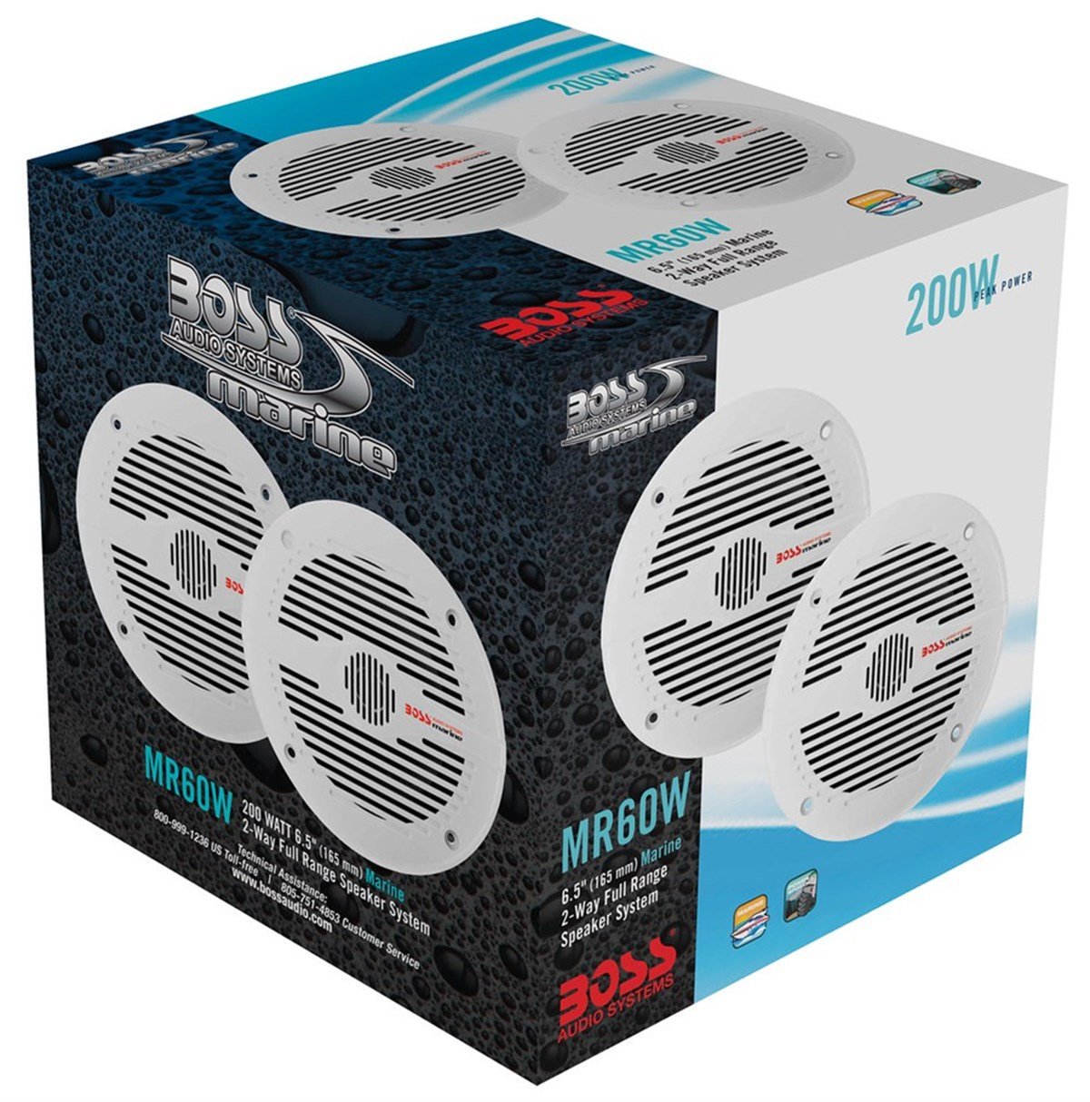 BOSS Audio Systems MR60W Marin Hoparlör 165mm