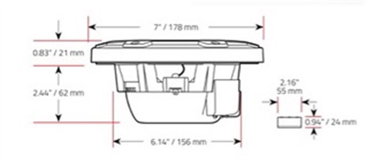 BOSS Audio Systems MR652C Marin Hoparlör 165mm