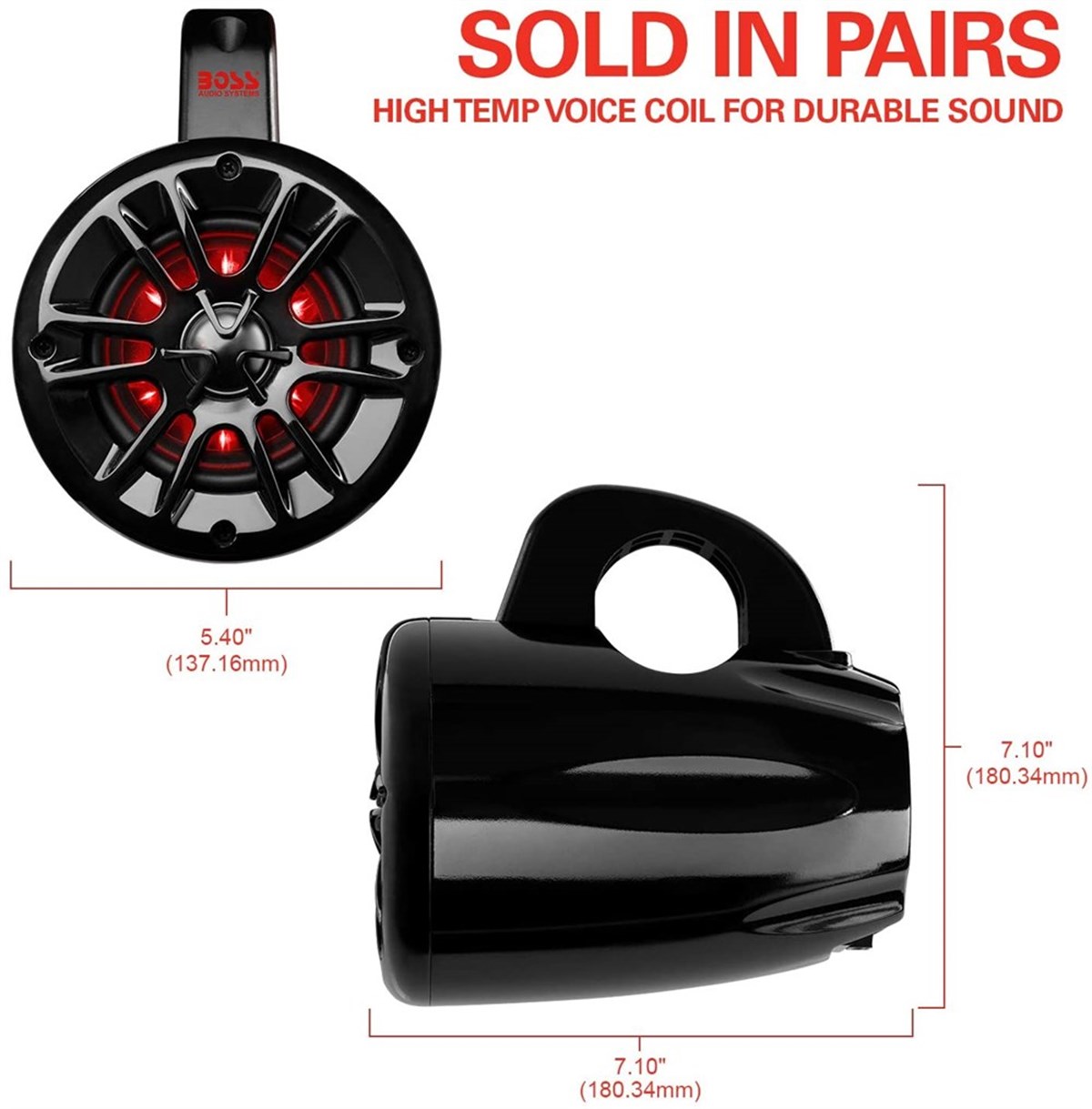 BOSS Audio Systems MRWT40RGB Waketower Marin Hoparlör