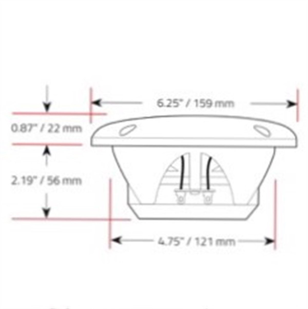 BOSS Audio SystemsMR50W Marin Hoparlör Beyaz 133mm