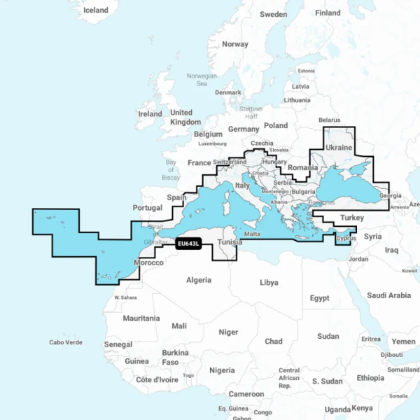 Navionics+ Tüm Türkiye Harita Kartı