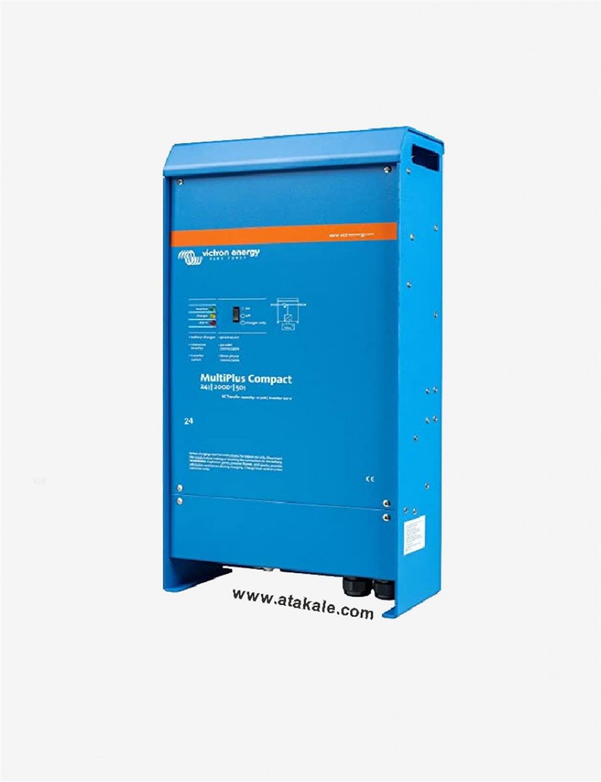 Victron Energy Multiplus Compact 2000wat 2000/24 24Volt 50A Akü Şarj Marin Solar İnvertör 30A(Aktarma Akımı)