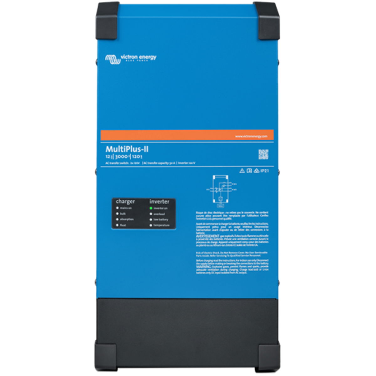 Victron Energy Multiplus-II İnvertör / Redresör MultiPlus-II 12/3000/120-32 Şarj: 120 Amper