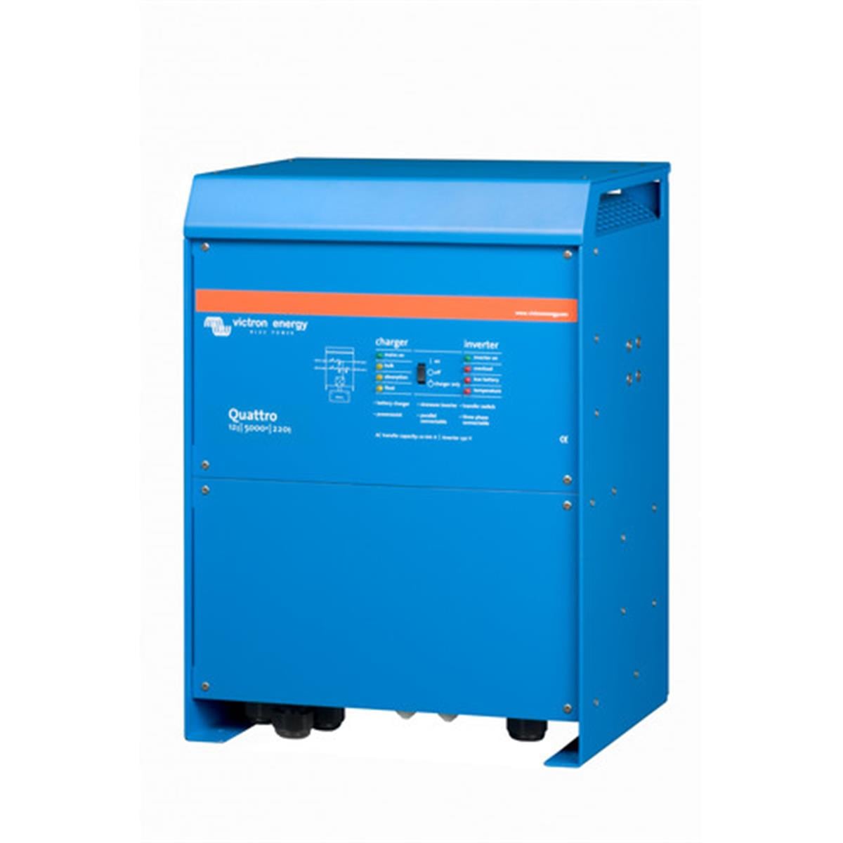 Victron Energy Quattro İnvertör / Redresör Model: 12V/5000W/200 Şarj Kapasitesi (A): 200