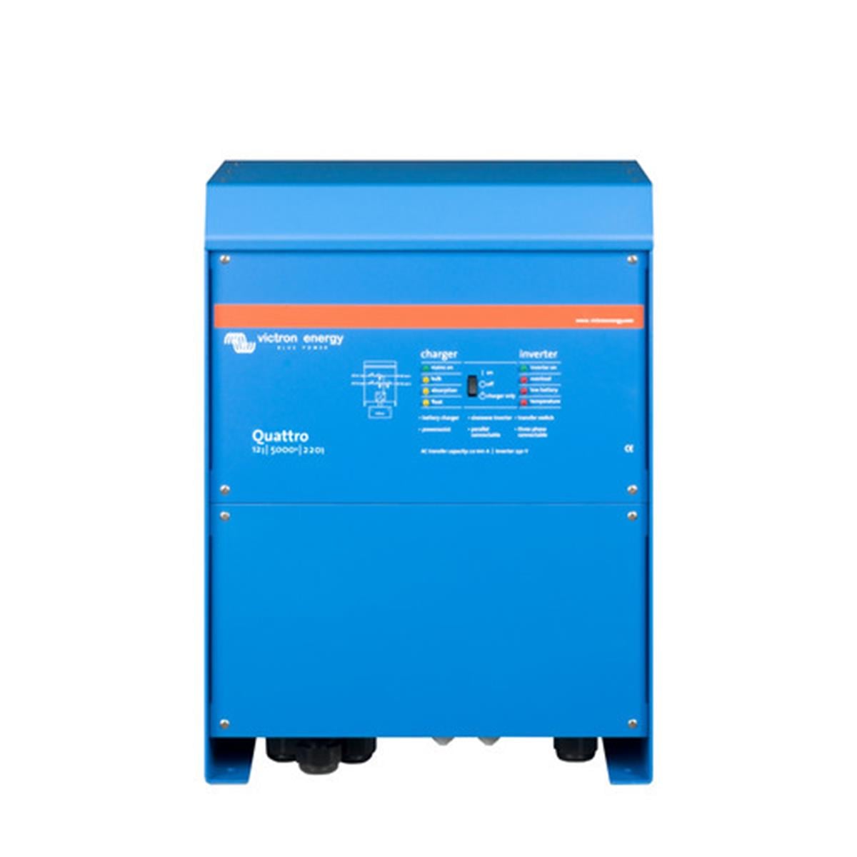 Victron Energy Quattro İnvertör / Redresör Model: 12V/5000W/200 Şarj Kapasitesi (A): 200