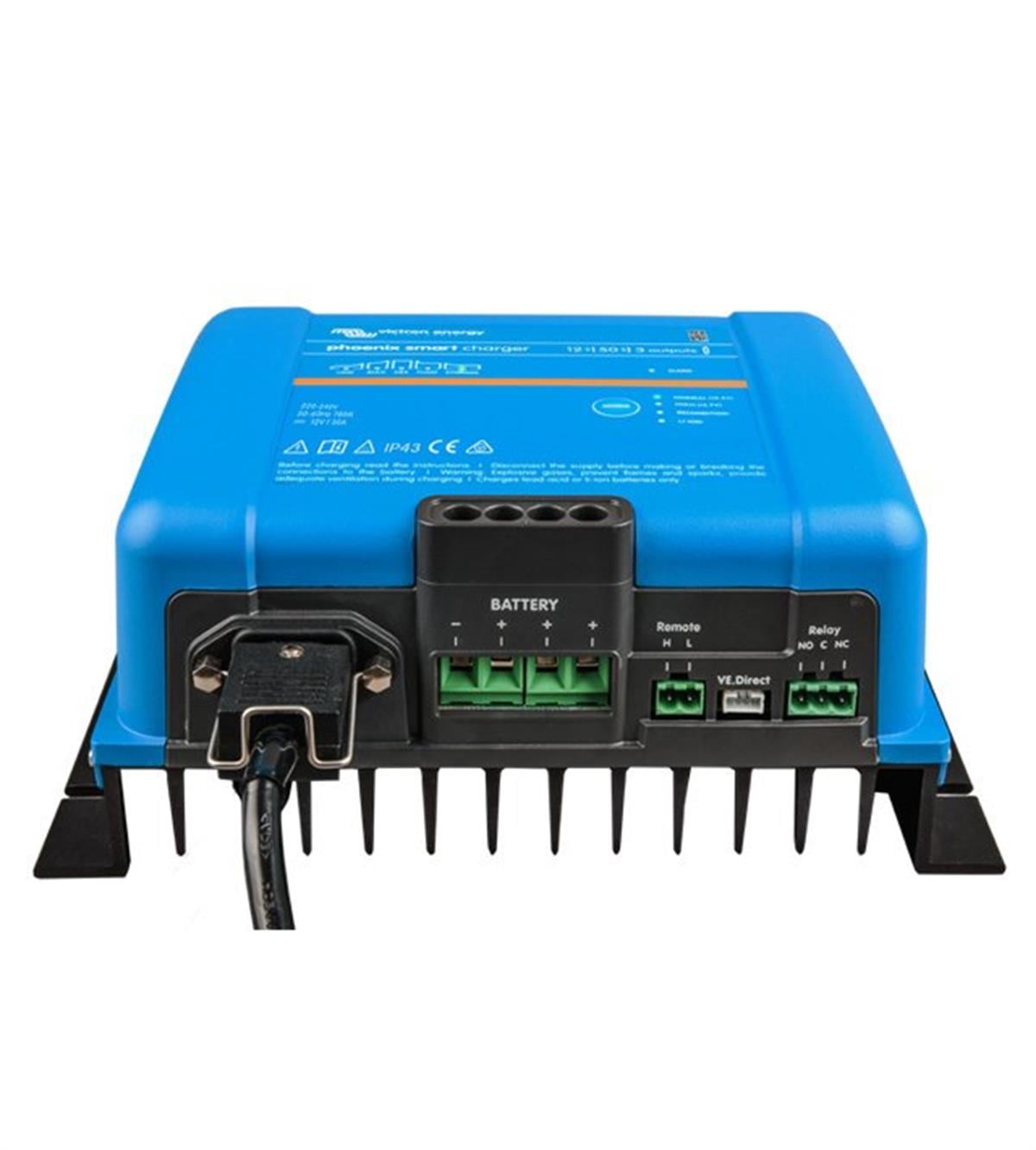 Victron Enerji Phoenix Smart IP43 Şarj Cihazı 12/50A 3 Çıkış
