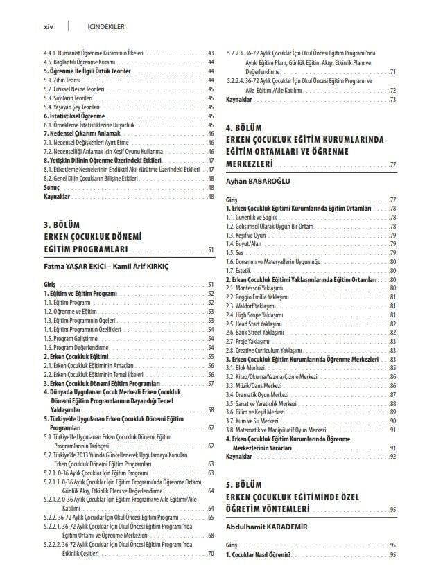 Erken Çocukluk Eğitimi Kuramdan Uygulamaya