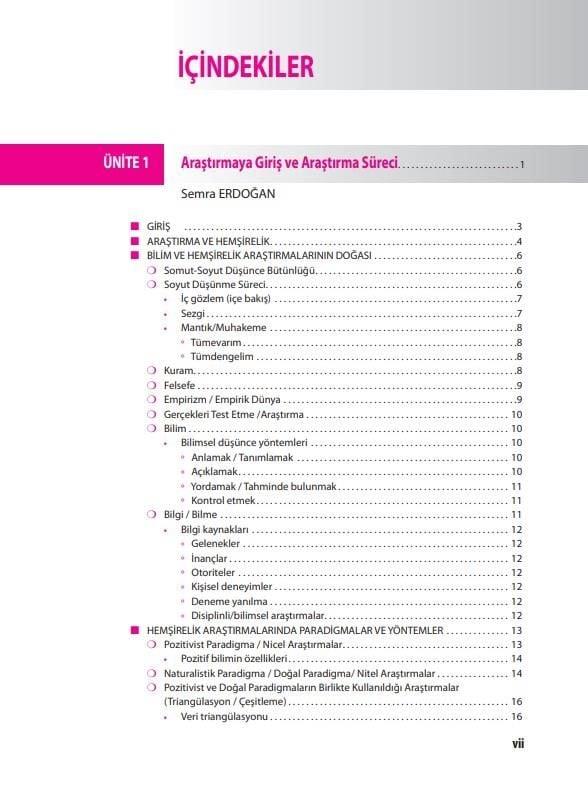 Hemşirelikte Araştırma: Süreç, Ugulama ve Kritik 5. Baskı