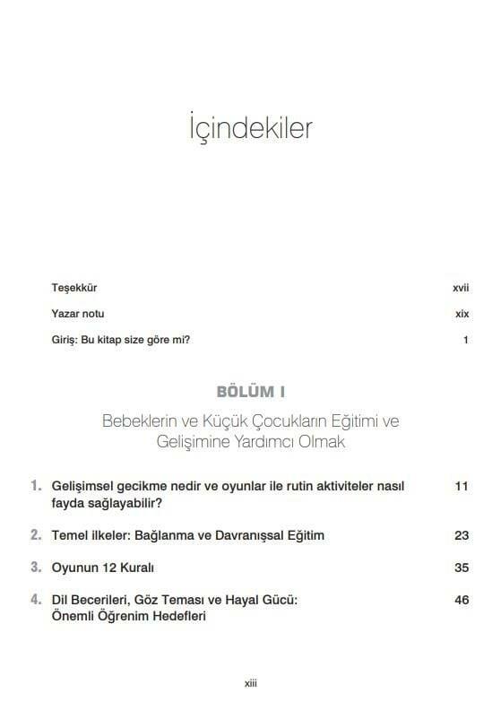 Riskli Bebek ve Küçük Çocuklar için Etkinlikler