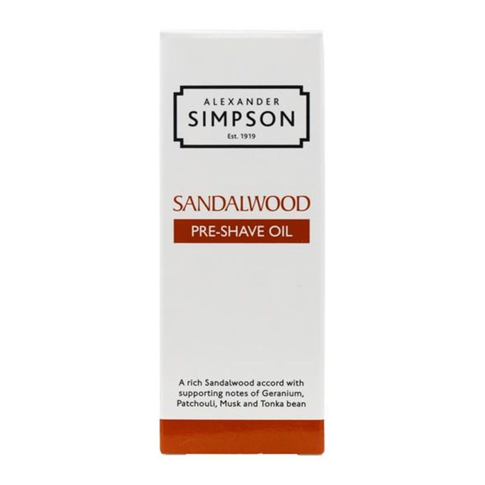 ALEXANDER SIMPSON TIRAŞ ÖNCESİ YAĞ 50ML SANDAL AĞACI
