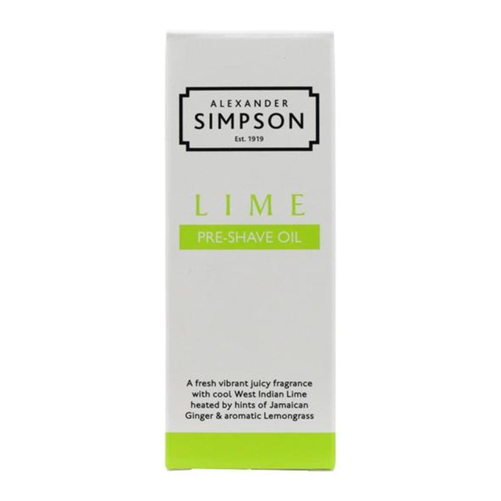 ALEXANDER SIMPSON TIRAŞ ÖNCESİ YAĞ 50ML LIME