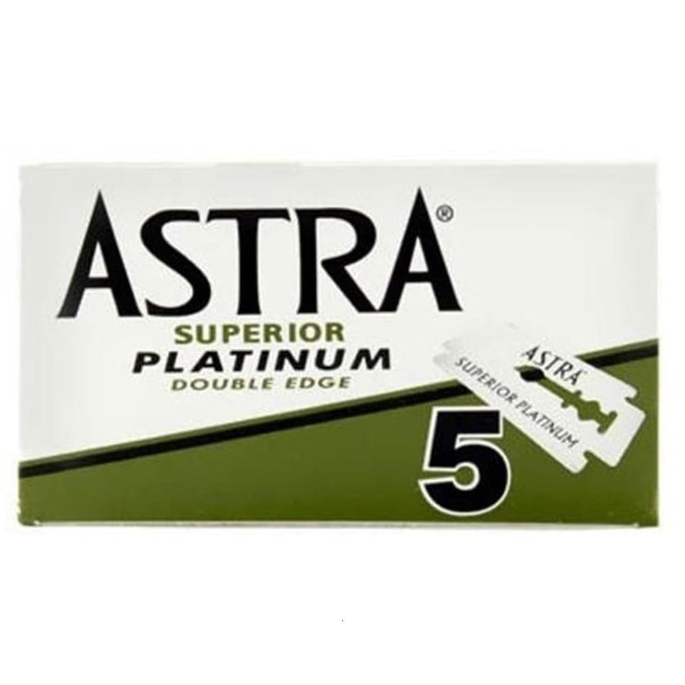 ASTRA SUPERIOR PLATINUM (YEŞİL) ÇİFT KENAR TIRAŞ JİLETİ
