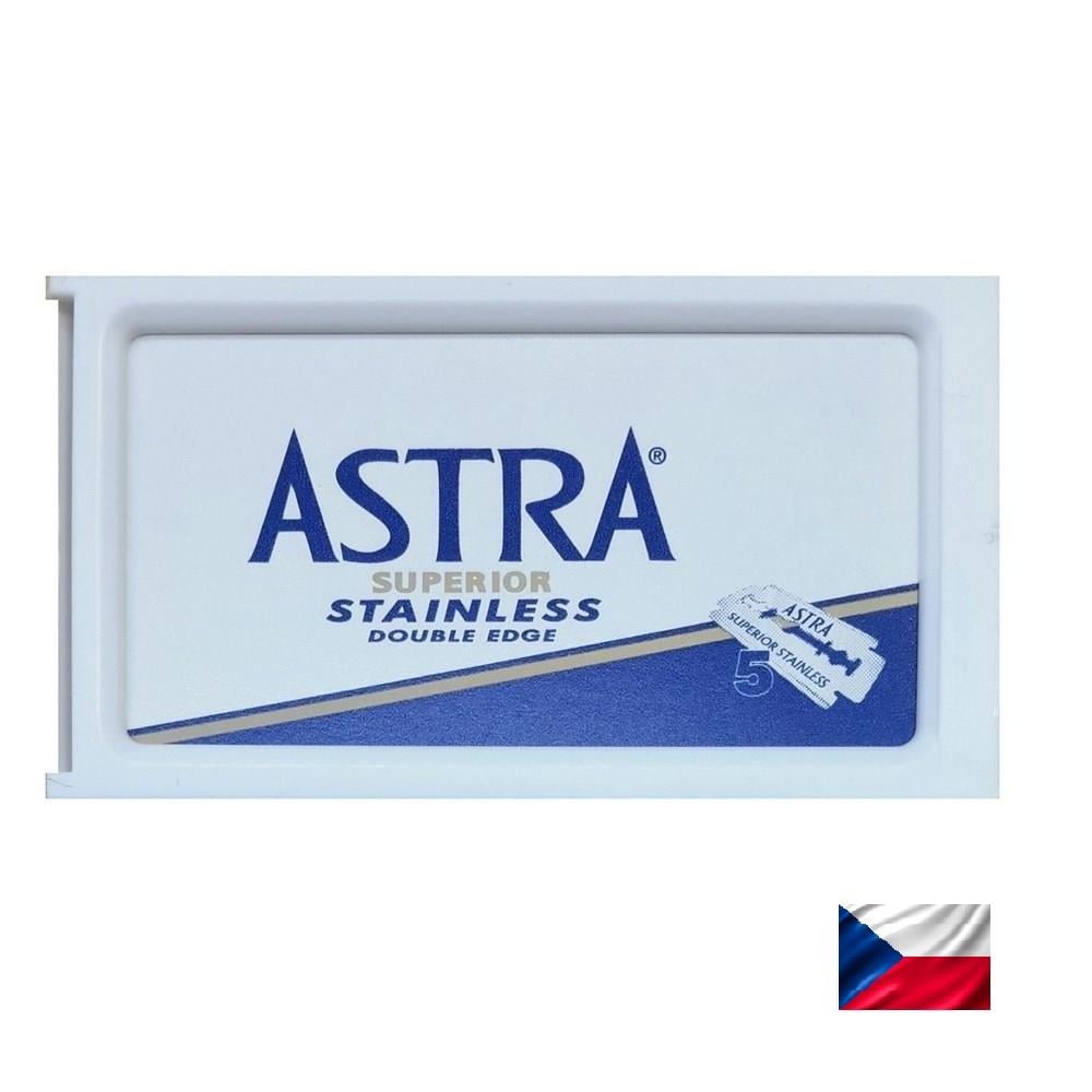 ASTRA SUPERIOR STAINLESS ÇİFT KENAR TIRAŞ JİLETİ (ÇEKYA-PLASTİK KUTU)