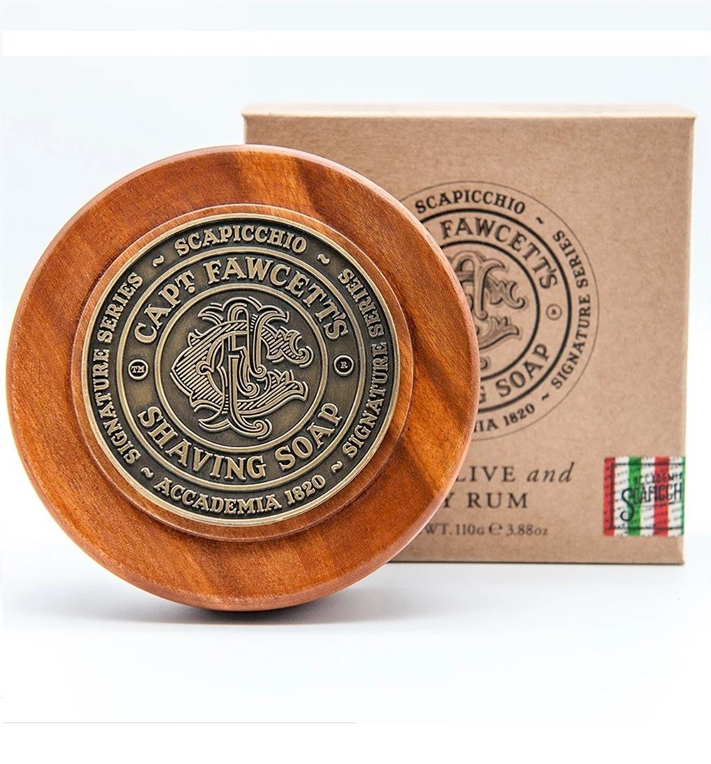 CAPTAIN FAWCETT AHŞAP KASELİ TIRAŞ SABUNU 110GR