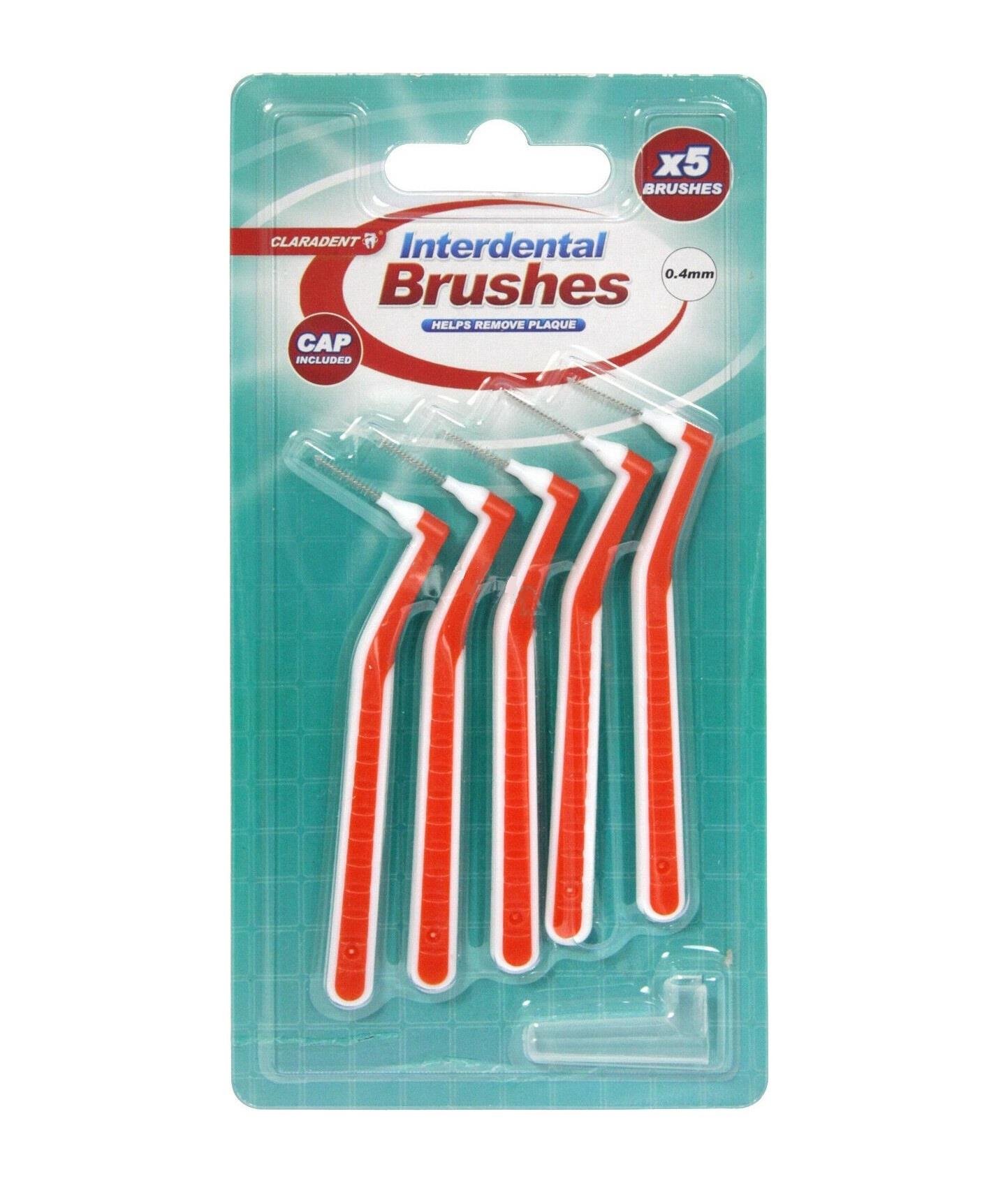 CLARADENT INTERDENTAL DİŞ ARASI FIRÇASI 0.4MM 5Lİ PAKET