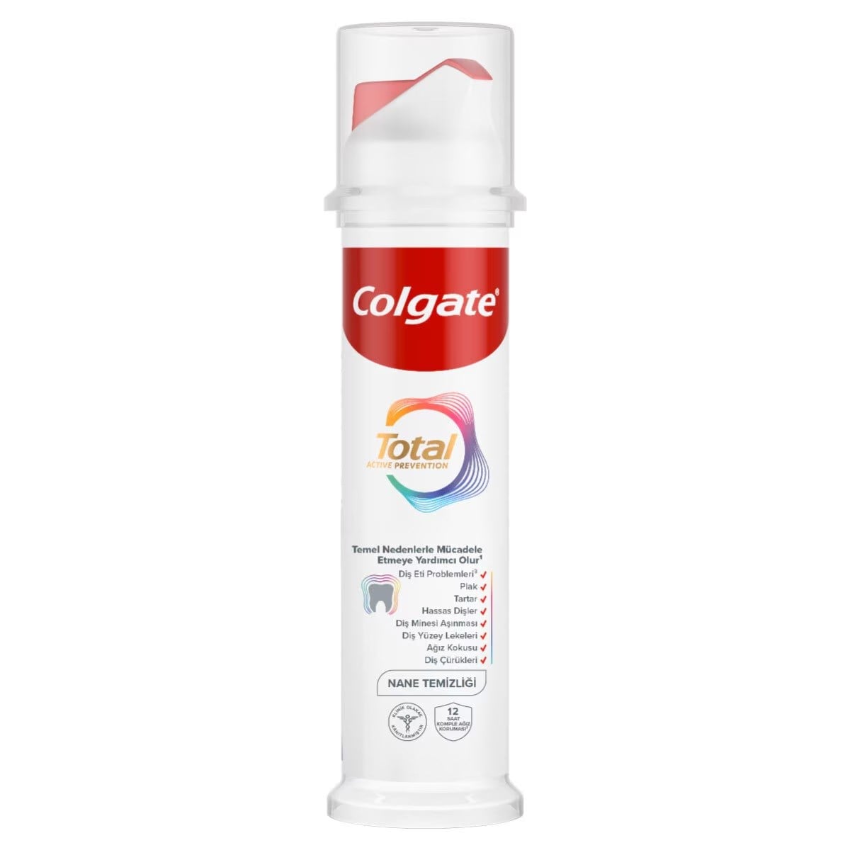 COLGATE TOTAL BEYAZLATICI POMPALI DİŞ MACUNU 100ML