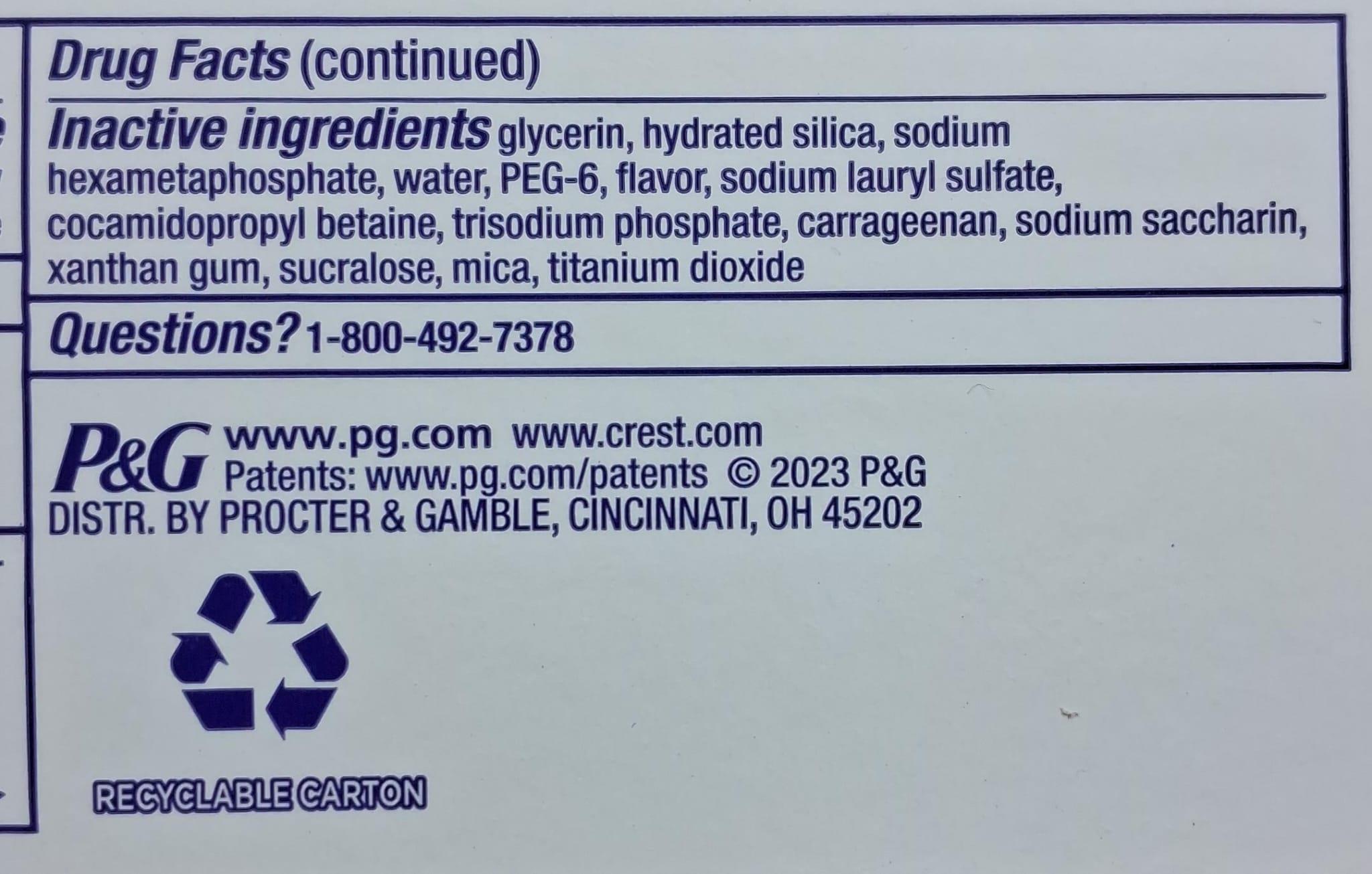 CREST 3D WHITE PRO ADVANCED WHITENING BEYAZLATICI DİŞ MACUNU 147GR