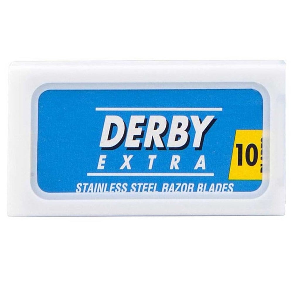 DERBY EXTRA BLUE ÇİFT KENAR TIRAŞ JİLETİ 10'LU (EU PACK)