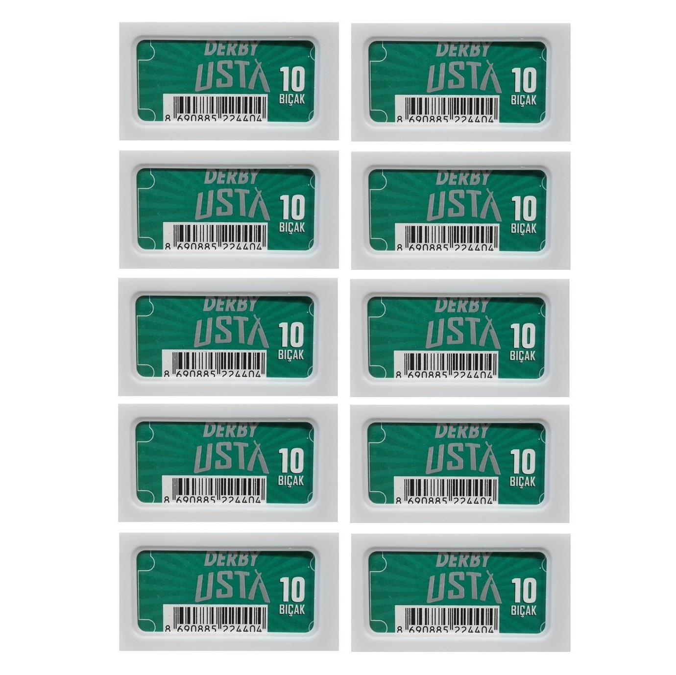 DERBY USTA ÇİFT KENAR TIRAŞ JİLETİ 100LÜ