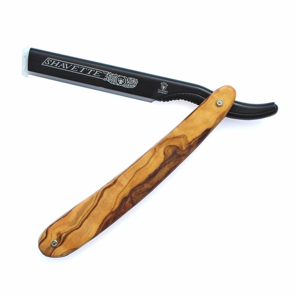 DOVO SHAVETTE 201 071 AHŞAP SAP JİLETLİ USTURA