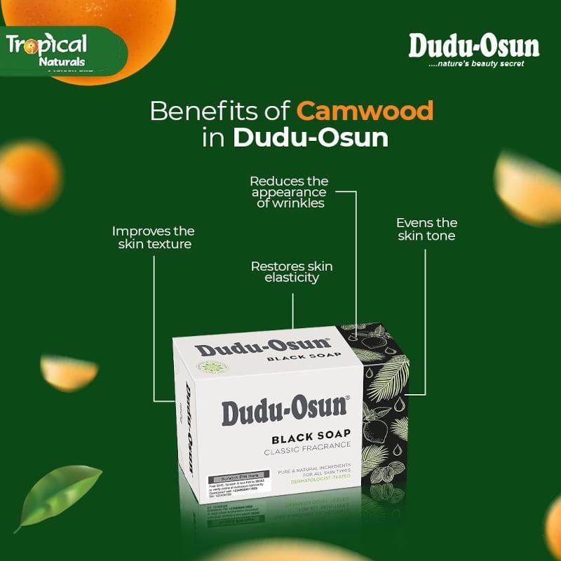DUDU-OSUN TROPİKAL AFRİKA SİYAH SABUNU 150GR
