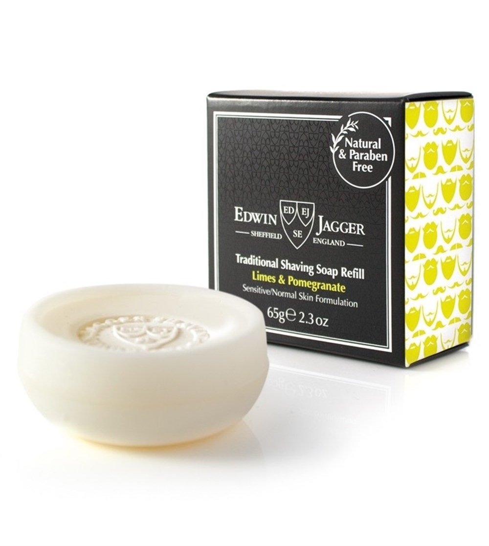 EDWIN JAGGER TIRAŞ SABUNU 65GR YEDEK LIME&POMEGRANATE