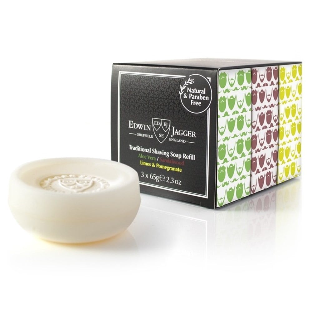 EDWIN JAGGER TIRAŞ SABUNU YEDEK 3LÜ SET 3X65GR