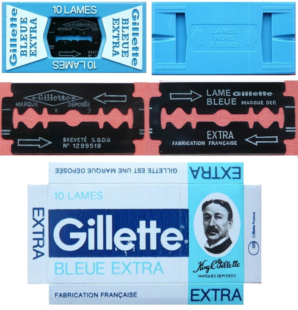 GILLETTE BLEUE EXTRA ÇİFT KENAR TIRAŞ JİLETİ 10Lİ (ESKİ ÜRETİM)