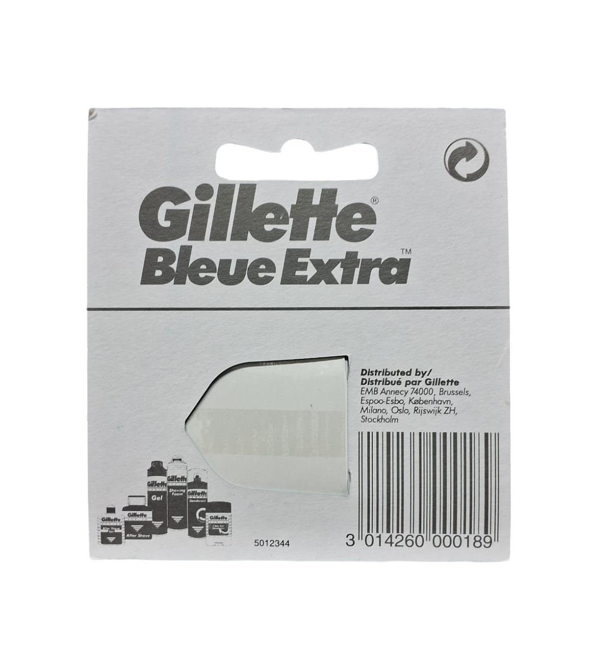 GILLETTE BLEUE EXTRA ÇİFT KENAR TIRAŞ JİLETİ 10LU (ESKİ ÜRETİM)