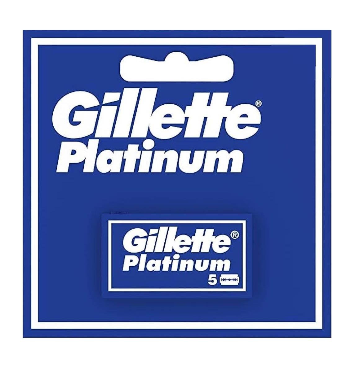GILLETTE PLATINUM ÇİFT KENAR TIRAŞ JİLETİ 5Lİ (UK VERSİYON)