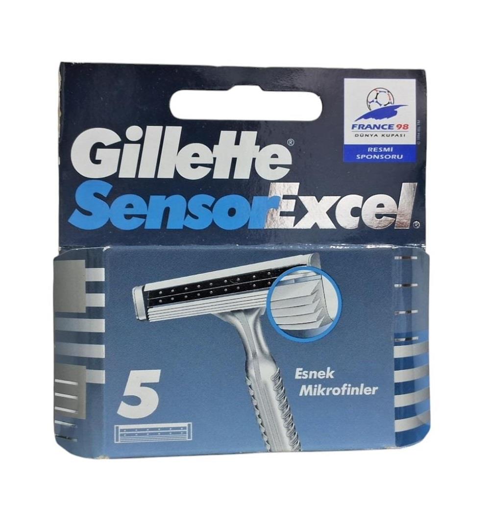 GILLETTE SENSOR EXCELL TIRAŞ ALETİ KARTUŞU 5Lİ